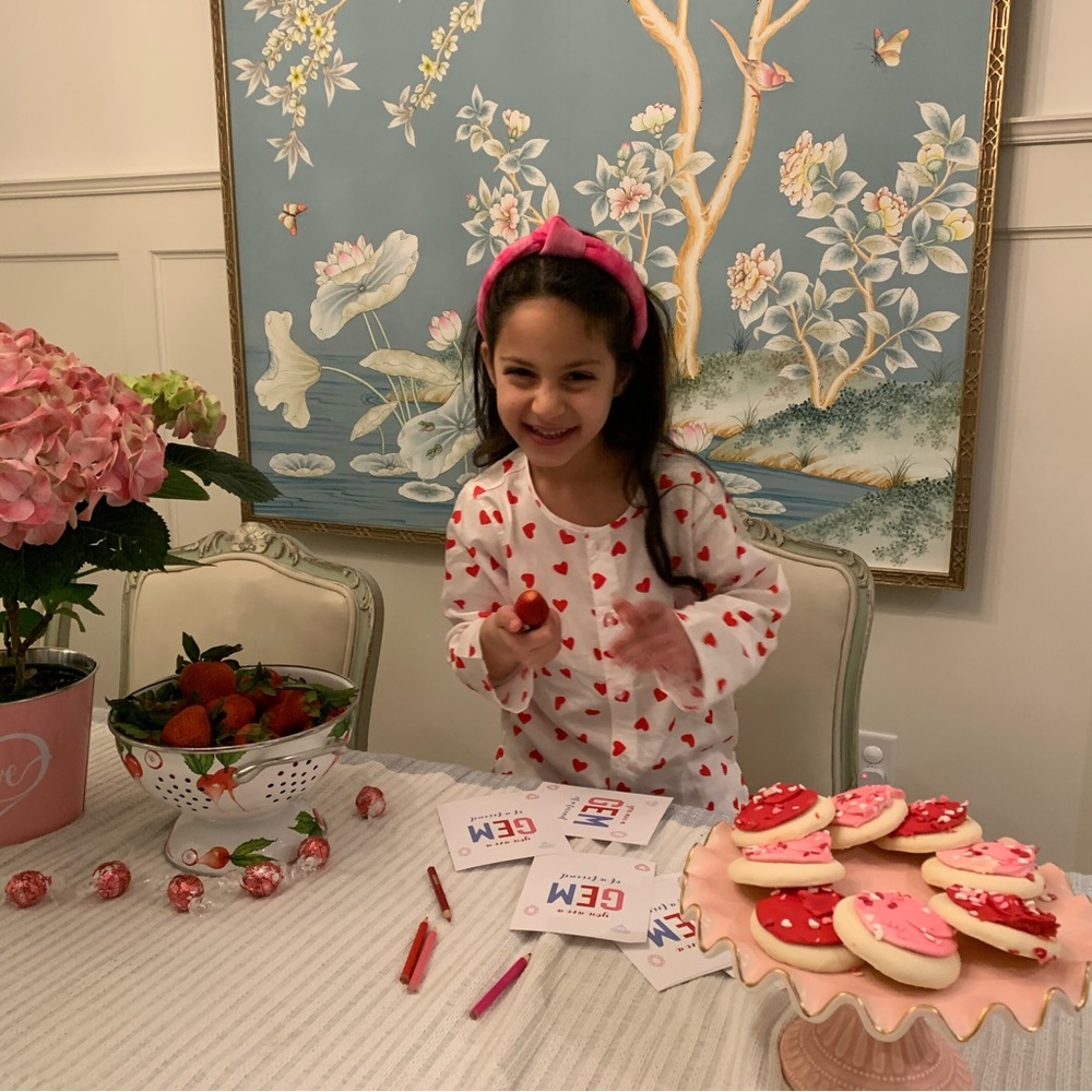 NWOT Valentine’s pajamas. Size 4-5 and Size 5-6